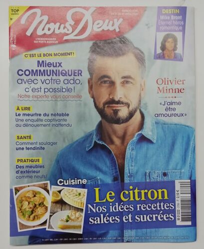 Magazine Nous Deux N°3799 Olivier Minne