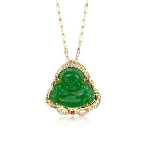 Maitreya Bouddha Résine Pendentif Collier Amulette Le Pouvoir Magique Apporte La Bénédiction