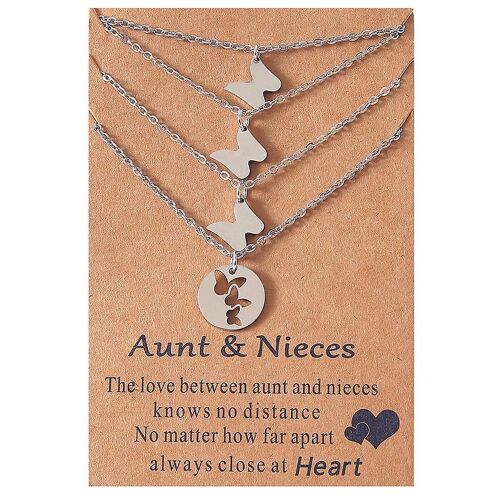 Collier De Carte De Mode Collier Papillon Creux Chaîne De Clavicule Réglable