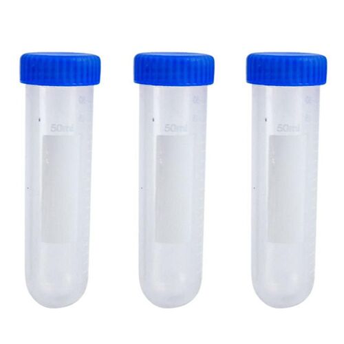 Ensemble de 3 tubes à centrifuger de 50 ml avec des bouchons à vis anti-fuite d¿échelles graduées
