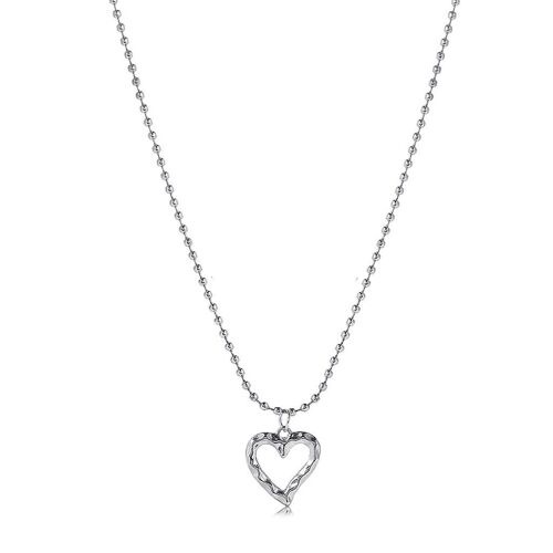 Coeur Creux Pendentif Collier Collier Boule Chaîne Choker Collier Bijoux