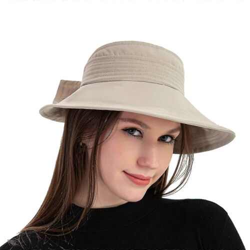 Chapeaux De Pare-Soleil Sport De Plein Air Plage Golf Casquettes De Visière Pour Femmes Menkhaki