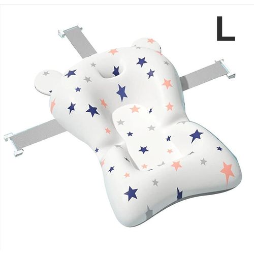 ABOOKS-Coussin de baignoire pour bébé,support de douche pour,siège en polymère,pliable et portable,coussin d'eau flottant - Type large #C