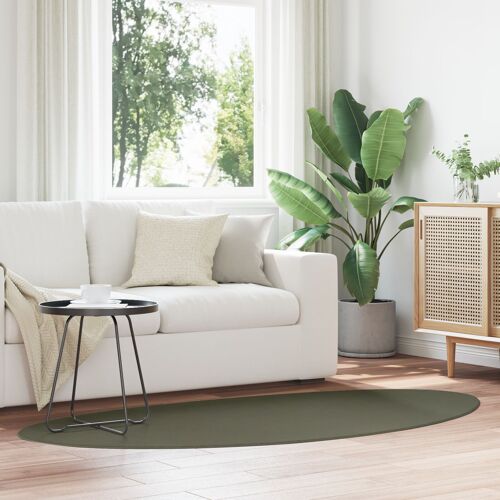Vidaxl Tapis ""Huarte"" À Poils Courts, Doux Et Lavable Vert Forêt 100x200 Cm