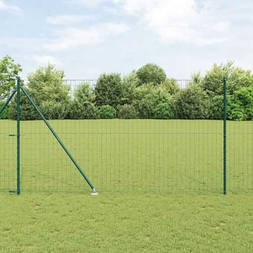 Vidaxl Clôture Euro Lot De 2 Vert Acier Galvanisé Grand Durable