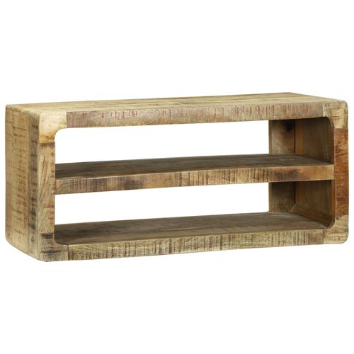 Vidaxl Meuble Tv 80x32x36 Cm En Bois Massif De Manguier