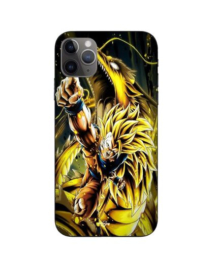 Coque Iphone 11 Pro Max Son Goku Super Saiyan Ssj3 Attaque Point Dragon