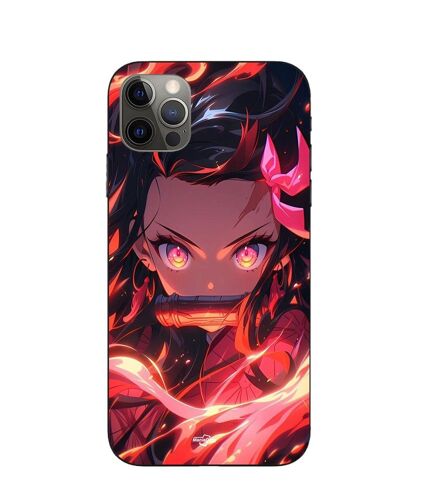 Coque Iphone 15 Pro Demon Slayer Nezuko Kamado Manga Anime
