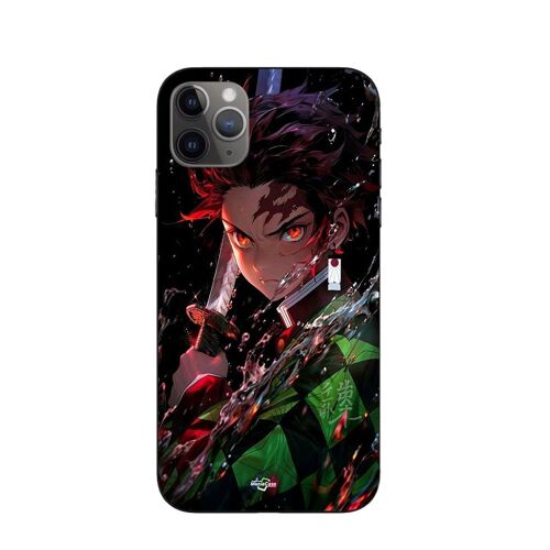 Coque Iphone 11 Pro Demon Slayer Tanjiro Kamado Énervé Manga Anime