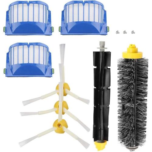 Kit d'accessoires de remplacement pour iRobot série 600 : filtres, brosses, installation facile