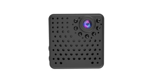 Mini caméra Full HD 1080p avec vision nocturne, Wi-Fi, batterie 1150 mAh, support magnétique, pour intérieur/extérieur