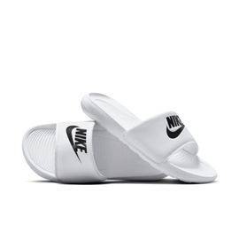 Claquette Nike Victori One Pour Femme Blanc/blanc/noir Cn9677100