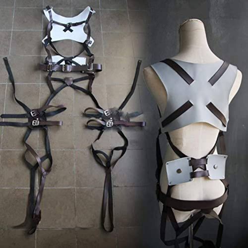 Minijupes En Cuir Ceinture À Crochet Harnais De Corps En Cuir De Luxe Ceinture De Corps De Reconnaissance Ceinture De Harnais De Cosplay De Bande Dessinée