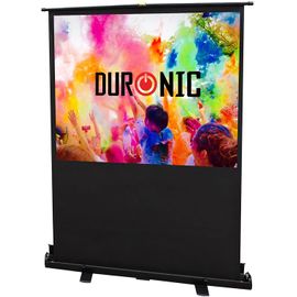 Duronic FPS60 /43 Ecran de projection à piètement / autoportatif de 60 pouces 4:3 / 122 x 91 cm - 4K Full HD 3D