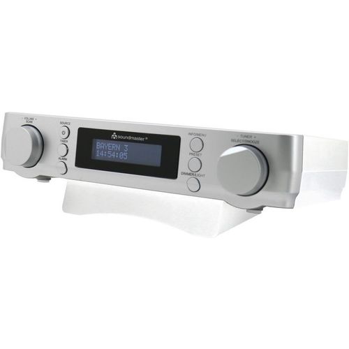 Soundmaster UR2022SI Radio encastrable DAB+, FM DAB+, FM Fonction r?veil Argent, Radio