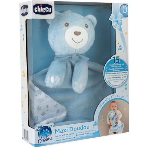 First Dreams Maxi Doudou Bleu