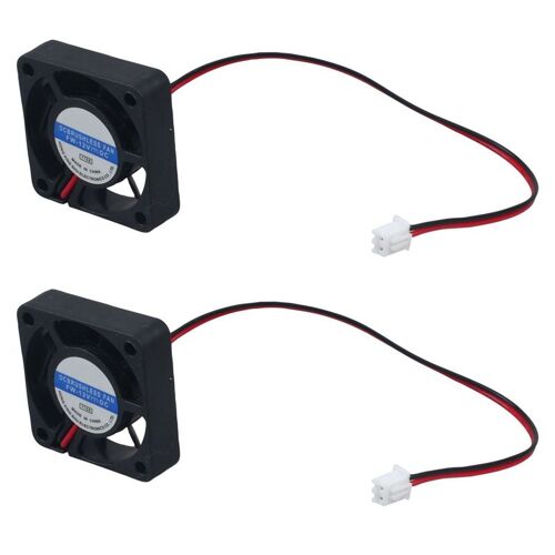 Ventilateur de refroidissement sans balais, DC 12V, 4010 9 pales, 40mm x 40mm x 10mm, 2 pièces