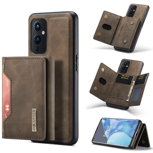 Étui Portefeuille Multi-Cartes Pour Oneplus 9 - Antichoc,3 Plis,Café Dg. Café Ming