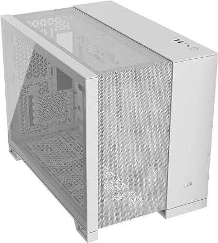 CORSAIR 2500D Airflow Boîtier PC mATX - Blanc