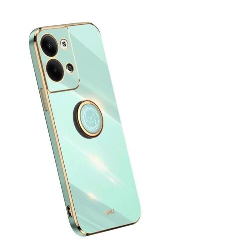 Coque de téléphone OPPO Reno9 Pro+ TPU - 6D Electroplate,Support d'anneau,Vert menthe Vert menthe