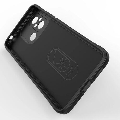 Coque De Téléphone Xiaomi Redmi 12c - Magic Shield Tpu + Flanelle,Gris Gris