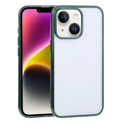 Coque iPhone 14 Plus - TPU de galvanoplastie ultra-mince,vert - SUNSKY Green