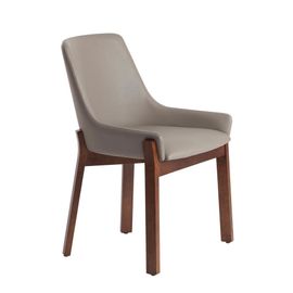 Chaise En Similicuir Vison Foncé