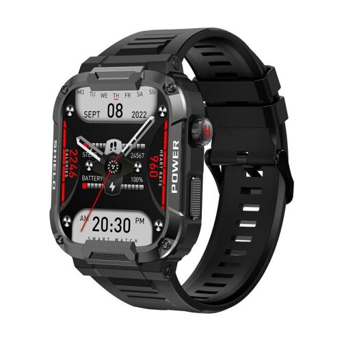 Montre Intelligente À Grand Écran, Fréquence Cardiaque, Détection De Pression Artérielle, Bracelet Intelligent, Réveil, Montre Multifonction, 1.85 Pouces