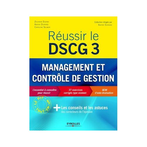 Réussir Le Dscg 3 - Management Et Contrôle De Gestion