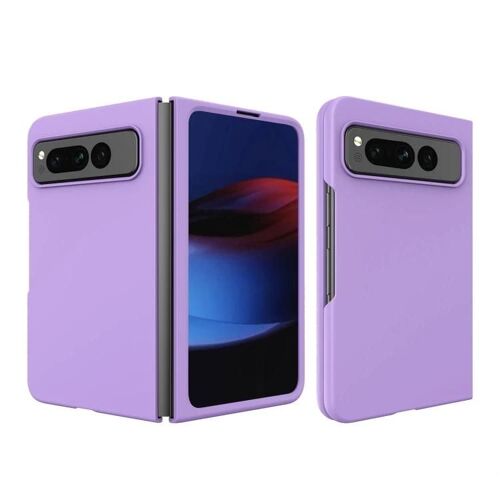 Coque De Téléphone Google Pixel Fold - Violet Pulvérisé À L'huile,Design Intégré Violet