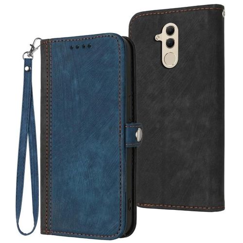 Coque De Téléphone En Cuir Huawei Mate 20 Lite - Double Pli,Boucle Latérale Dragonne