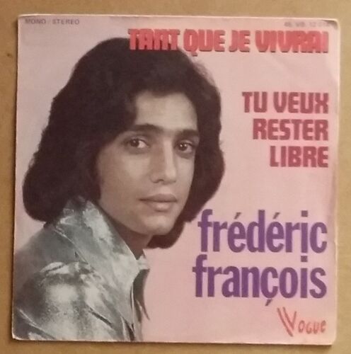 Frédéric François Tant Que Je Vivrai