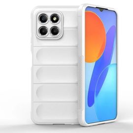 Coque For Honor 8x 5g - Magic Shield Tpu + Flanelle,Blanc Blanc