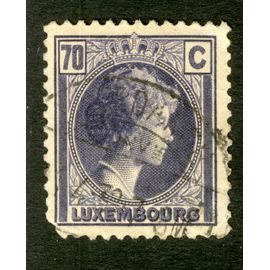 Timbre Oblitéré Luxembourg, 70 C