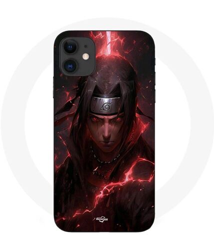 Coque Iphone 11 Itachi Uchiwa Anime 3d Fanart
