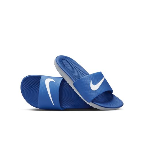 Claquette Nike Kawa Pour Enfant/ado Hyper Cobalt/blanc 819352400