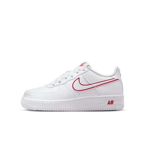 Chaussure Nike Air Force 1 Pour Ado Blanc/university Red If6158100