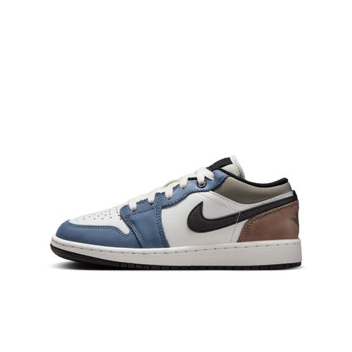 Chaussure Air Jordan 1 Low Pour Ado Summit White/summit White/diffused Blue/noir Hv5973s101