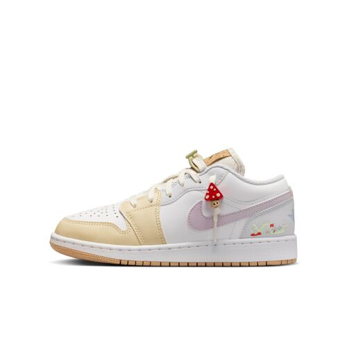 Chaussure Air Jordan 1 Low Se Pour Ado Blanc/blanc/light Khaki/doll Ib8861s151