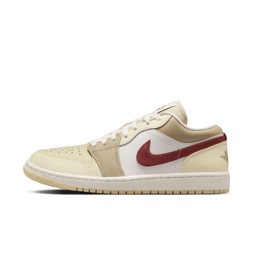 Chaussure Air Jordan 1 Low Pour Summit White/desert Khaki/light Khaki/red Sepia Hv6530s100