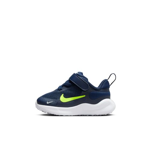 Chaussure Nike Revolution 7 Pour Bébé Et Tout Midnight Navy/volt Tint/blanc/volt Fb7691403