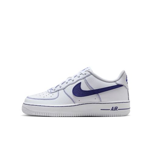 Chaussure Nike Air Force 1 Lv8 Pour Ado Blanc/deep Royal Blue Hj4563100