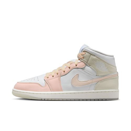 Chaussure Air Jordan 1 Mid Se Pour Blanc/sea Glass/glacier Blue/guava Ice Hj6654s100