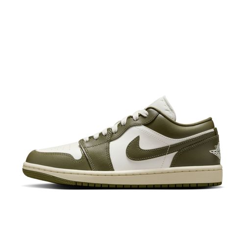 Chaussure Air Jordan 1 Low Pour Sail/coconut Milk/medium Olive Dc0774s122