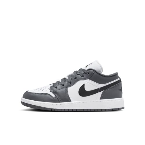 Chaussure Air Jordan 1 Low Pour Enfant Plusgé Blanc/iron Grey/noir 553560s152