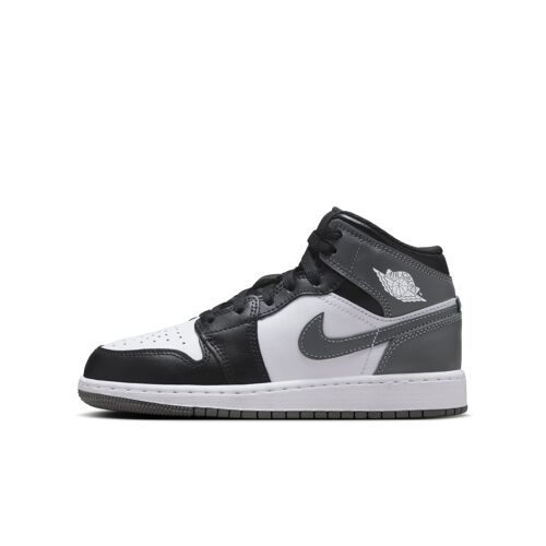 Chaussure Air Jordan 1 Mid Pour Ado Noir/blanc/iron Grey Dq8423s001