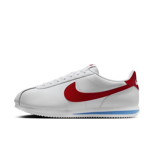 Chaussure Nike Cortez Leather Pour Homme Blanc/varsity Blue/varsity Red Dm4044108