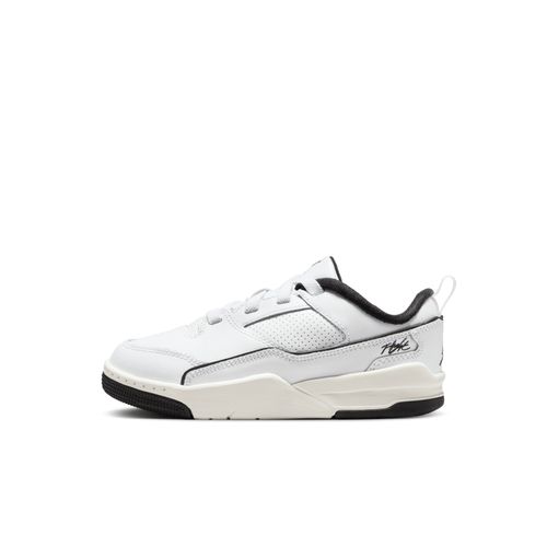 Chaussure Jordan Flight Court Pour Enfant Blanc/sail/noir Hf3332s100