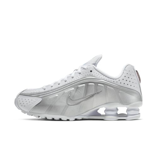 Chaussure Nike Shox R4 Pour Femme Blanc/metallic Silver/max Orange/blanc Ar3565101