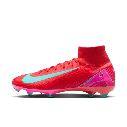 Chaussure De Foot Montante À Crampons Fg Nike Mercurial Superfly 10 Pro Ember Glow/aurora Green Hf9433800